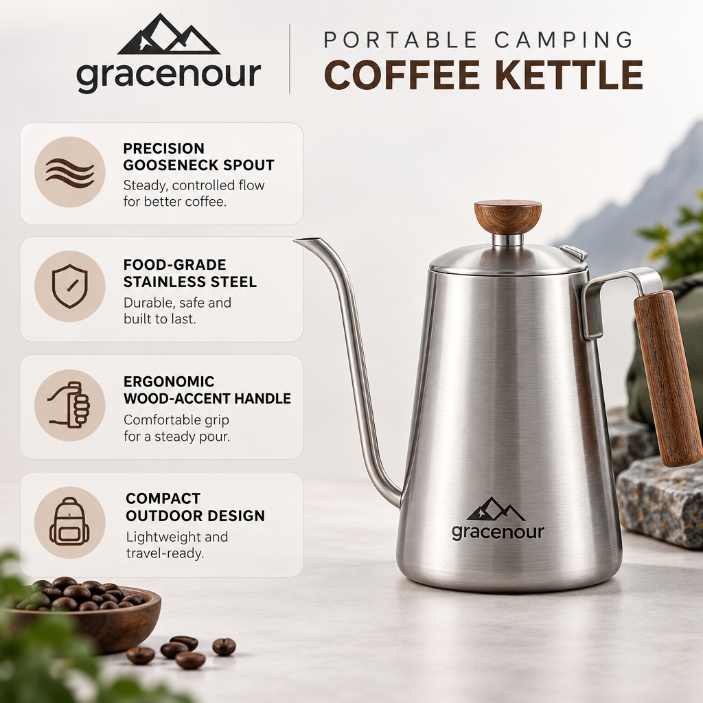 gracenour™ Portable Titanium Coffee Mug