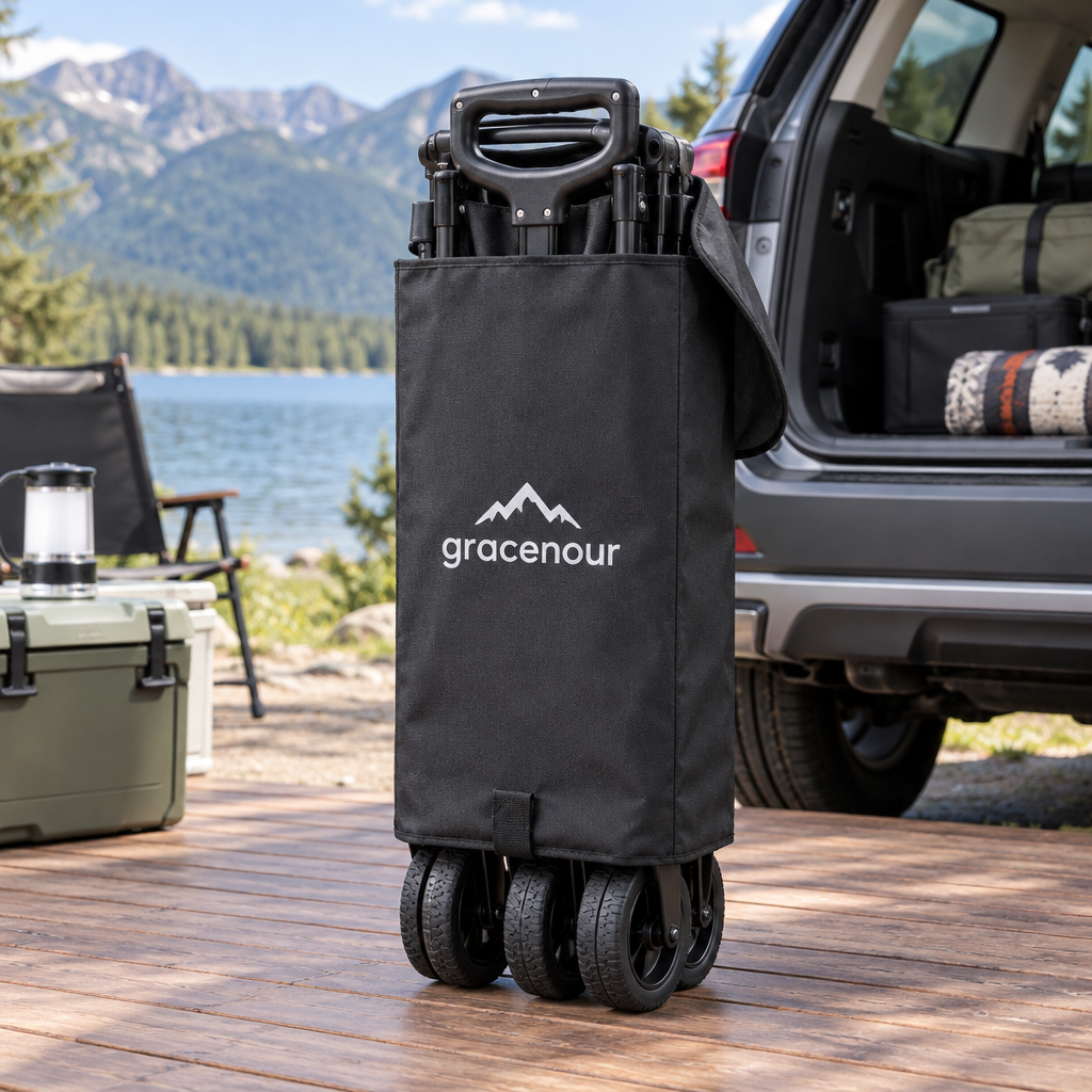 gracenour™ Outdoor Folding Camping Utility Wagon