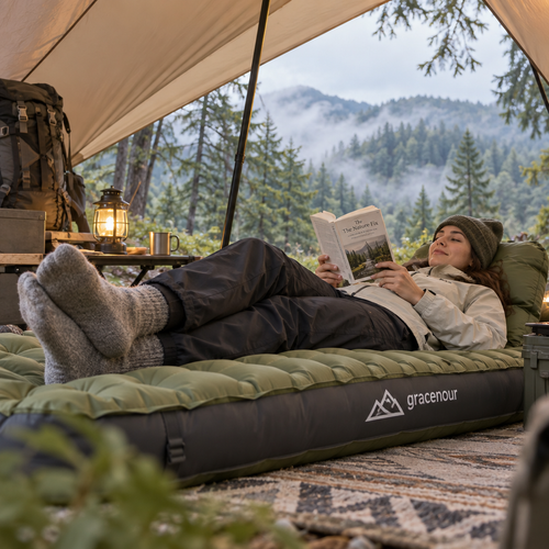gracenour™ High-End Portable Outdoor Multifunctional Air Mattress
