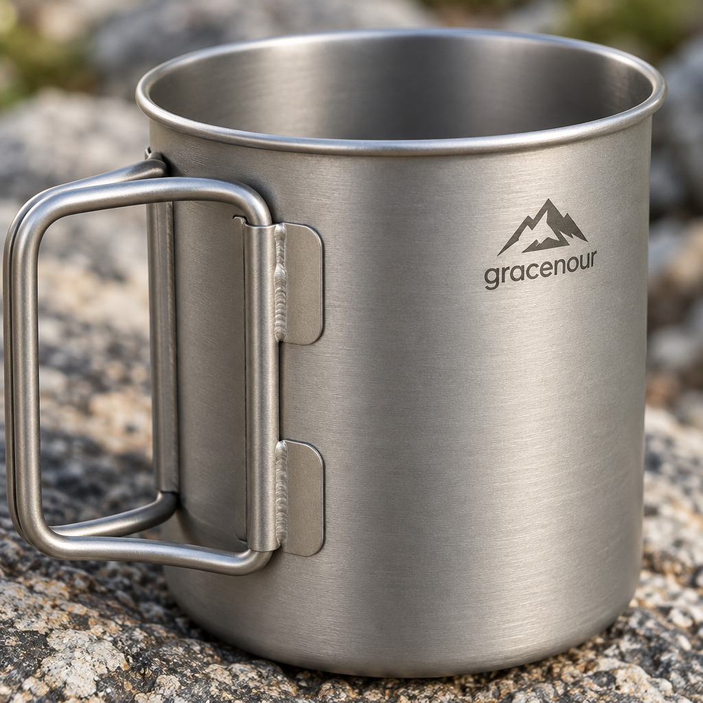 gracenour™ Ultralight Titanium Camping Cup