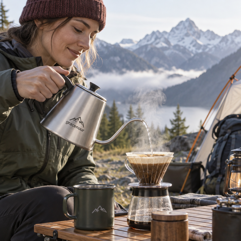 gracenour™ Portable Titanium Coffee Mug